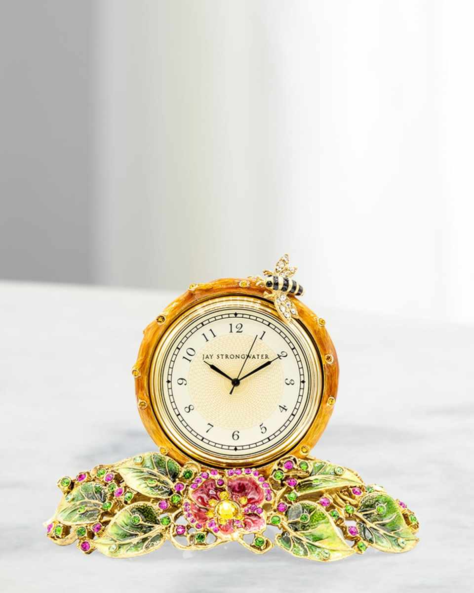 Mayfair Leaf and Bee Clock